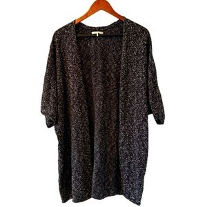 Oak + Fort knit short sleeve cardigan size small